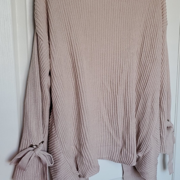 Blush Pink Oversized Sweater - Picture 5 of 5